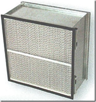 Intake filter panel